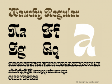 Wanchy 48 Version 2.000 Font Sample