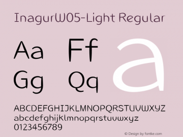 Inagur W05 Light Version 1.30图片样张