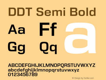 DDT Semi Bold 2.000图片样张