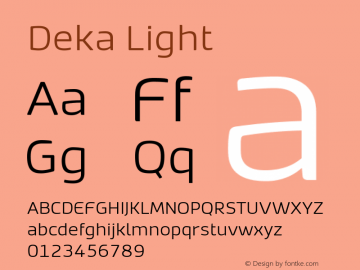 Deka Light Version 1.006;hotconv 1.0.10图片样张