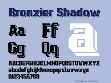 Bronzier Shadow 1.000图片样张