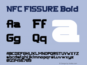 NFC FISSURE Bold Version 1.000图片样张