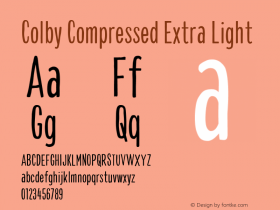 Colby Compressed Extra Light 1.000图片样张