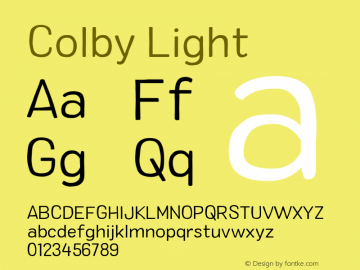 Colby Light 1.000图片样张