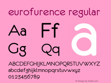 eurofurence regular 4.0 2000-03-28 Font Sample