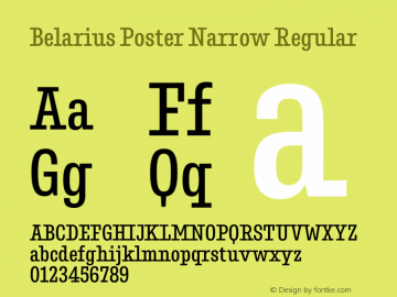 Belarius Poster Narrow Regular Version 1.001图片样张