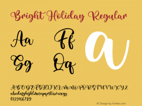 Bright Holiday Version 001.000图片样张