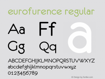 eurofurence regular 4.0 2000-03-28 Font Sample