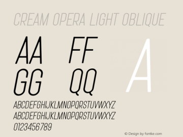 Cream Opera Light Oblique 1.001图片样张