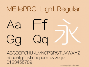 MEllePRC-Light Version 1.10图片样张