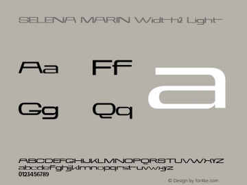 SELENA MARIN Width2 Light Version 1.000图片样张