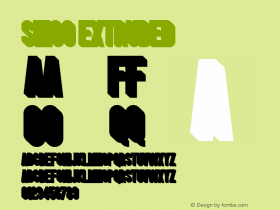 Singo Extruded Version 1.00;February 8, 2021;FontCreator 12.0.0.2560 64-bit Font Sample