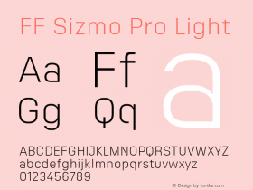 FF Sizmo Pro Light 7.504图片样张