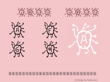 Virus Virus Virus Font Sample