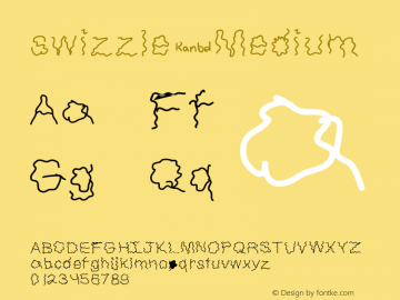 swizzle Version 001.000 Font Sample