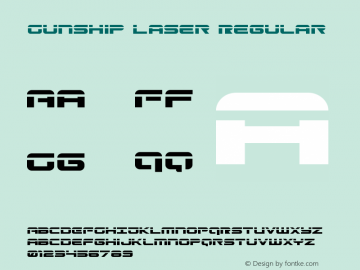 Gunship Laser Regular Version 5.0图片样张