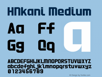 HNkani Medium 1.0图片样张