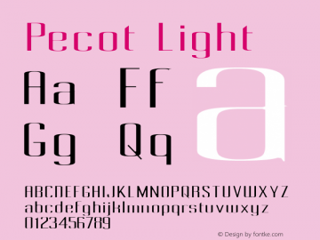 Pecot Light 1.02图片样张