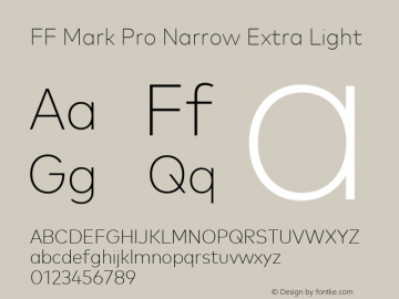 FF Mark Pro Narrow Extra Light 7.504图片样张