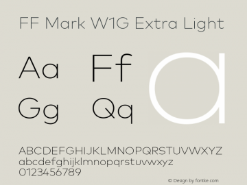 FF Mark W1G Extra Light 1.00, build 8, g2.6.4 b1272, s3图片样张
