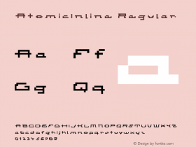 AtomicInline Regular Version 001.000 Font Sample