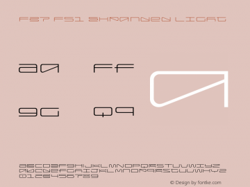 F37 F51 Expanded Light Version 1.000;PS 001.000;hotconv 1.0.88;makeotf.lib2.5.64775 Font Sample