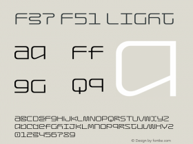 F37 F51 Light Version 1.000;PS 001.000;hotconv 1.0.88;makeotf.lib2.5.64775图片样张