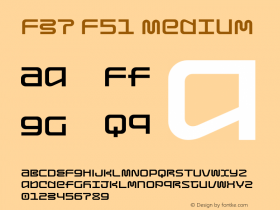 F37 F51 Medium Version 1.000;PS 001.000;hotconv 1.0.88;makeotf.lib2.5.64775图片样张