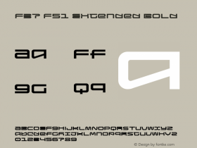 F37 F51 Extended Bold Version 1.000;PS 001.000;hotconv 1.0.88;makeotf.lib2.5.64775 Font Sample