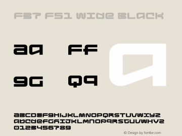 F37 F51 Wide Black Version 1.000;PS 001.000;hotconv 1.0.88;makeotf.lib2.5.64775 Font Sample