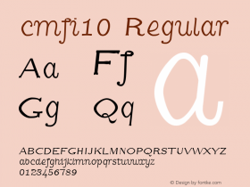 cmfi10 Regular 1.1/12-Nov-94图片样张