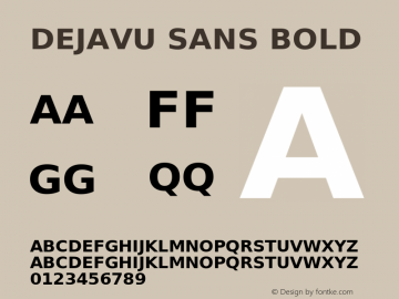 DejaVu Sans All Caps Bold Version 2.30图片样张