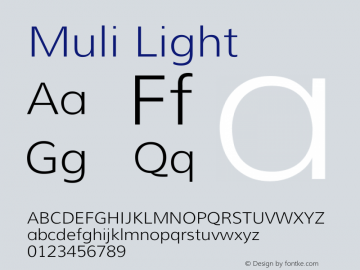 Muli Light Version 1.000图片样张