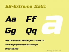 SB-Extreme Italic Version 4.002 2018图片样张