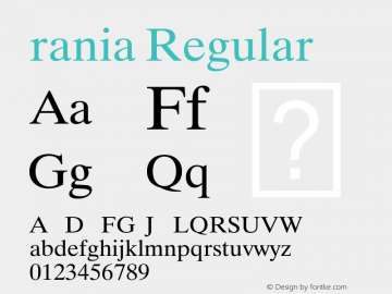 Coranica Regular Version 1.10 November 4, 2014 Font Sample