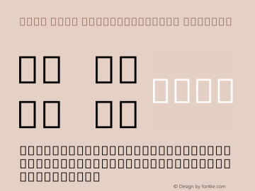 Noto Sans Cuneiform105uh Regular Version 1.05 uh Font Sample