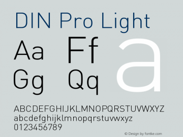 DIN Pro Light Version 7.504; 2005; Build 1020图片样张