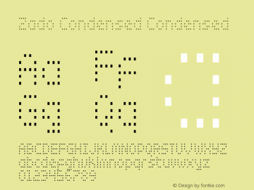 Zado Condensed Condensed 1图片样张