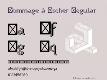 Hommage à Escher Regular Version 1.0图片样张