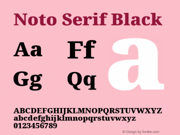 Noto Serif Black Version 2.004; ttfautohint (v1.8.3) -l 8 -r 50 -G 200 -x 14 -D latn -f none -a qsq -X 