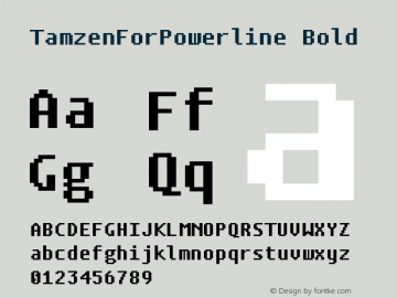 TamzenForPowerline Bold 1.11图片样张