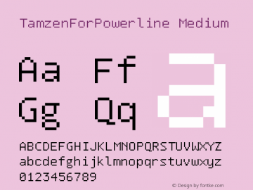 TamzenForPowerline 1.11图片样张