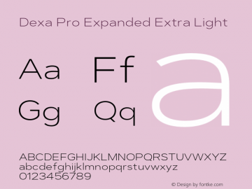 DexaProExpanded-ExtraLight Version 1.001图片样张