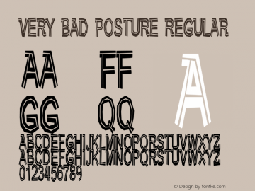 Very bad posture Regular 2图片样张
