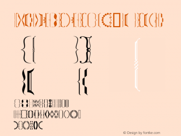 Typographic Devices B W95 Rg Version 4.10图片样张