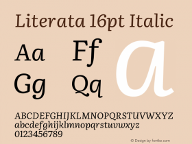 Literata 16pt Italic Version 3.002图片样张