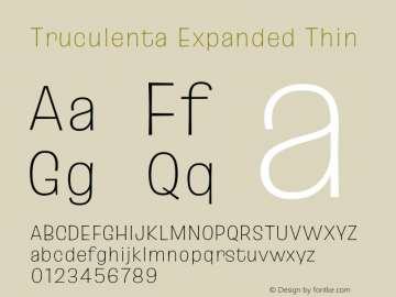 Truculenta Expanded Thin Version 1.002图片样张