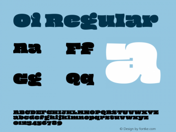 Oi Regular Version 2.000 Font Sample