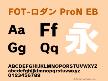 FOT-ロダン ProN EB 图片样张