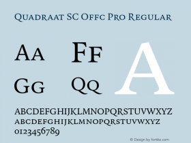 Quadraat SC Offc Pro Version 7.504; 2011; Build 1023图片样张